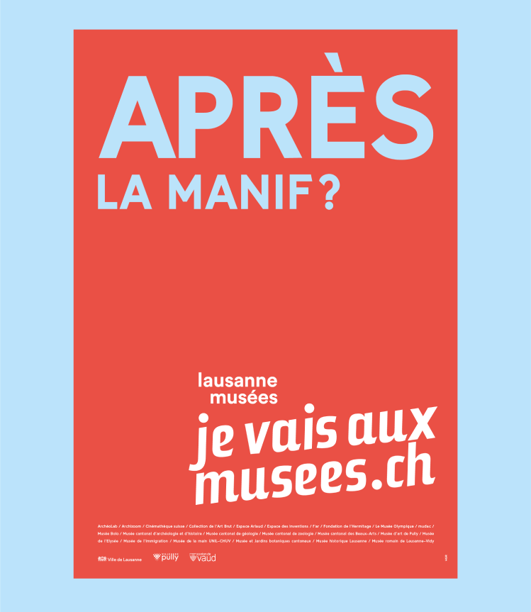 Affiches Lausanne musées
